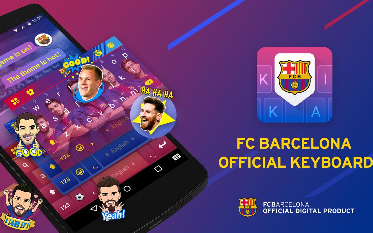 FC Barcelona Keyboard, a new mobile app