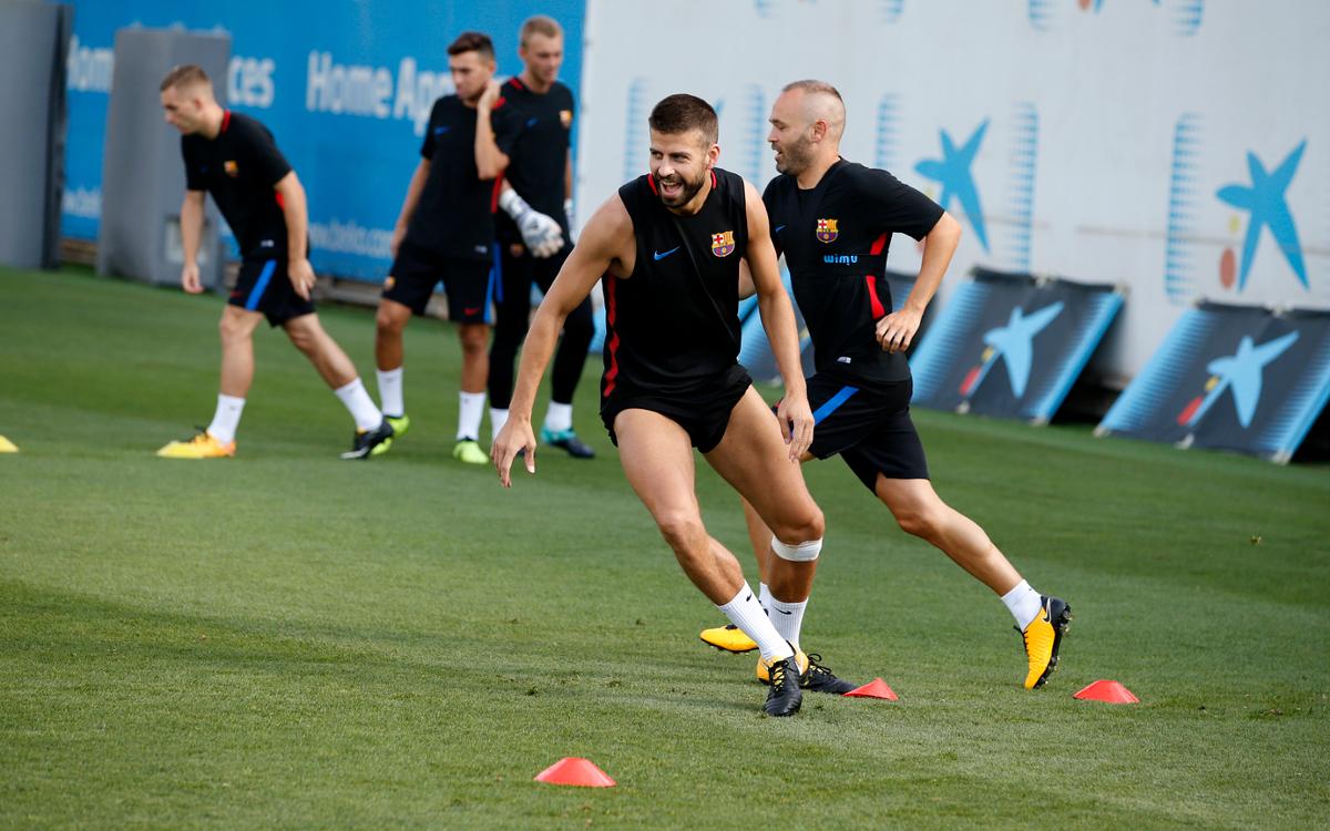 Training with sights set on the Gamper Trophy