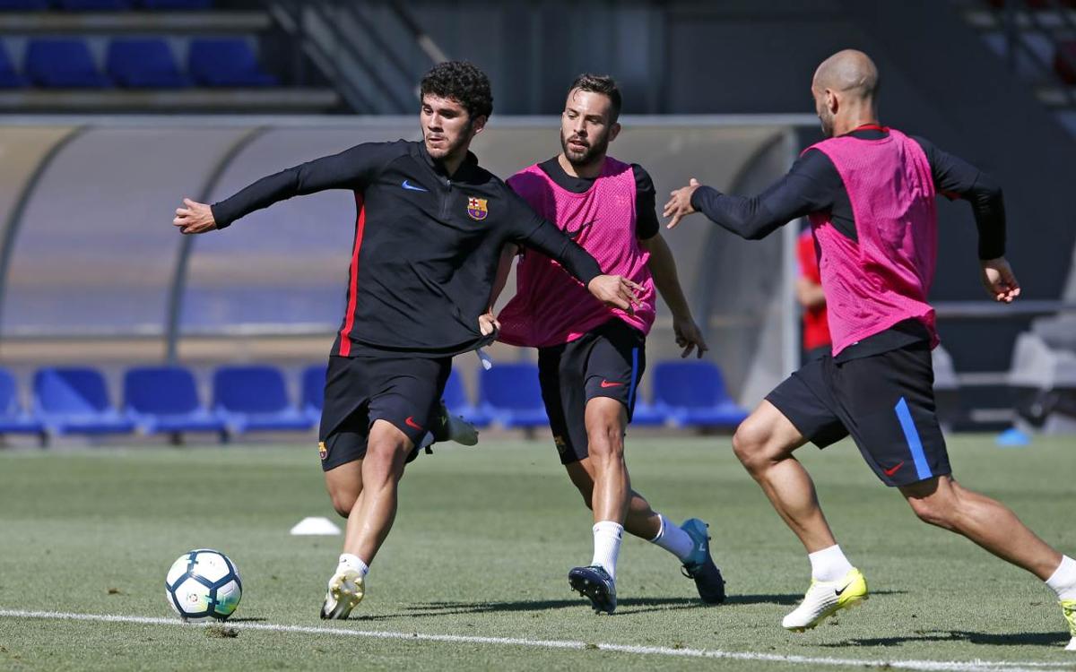 A training session with the Spanish Super Cup in mind