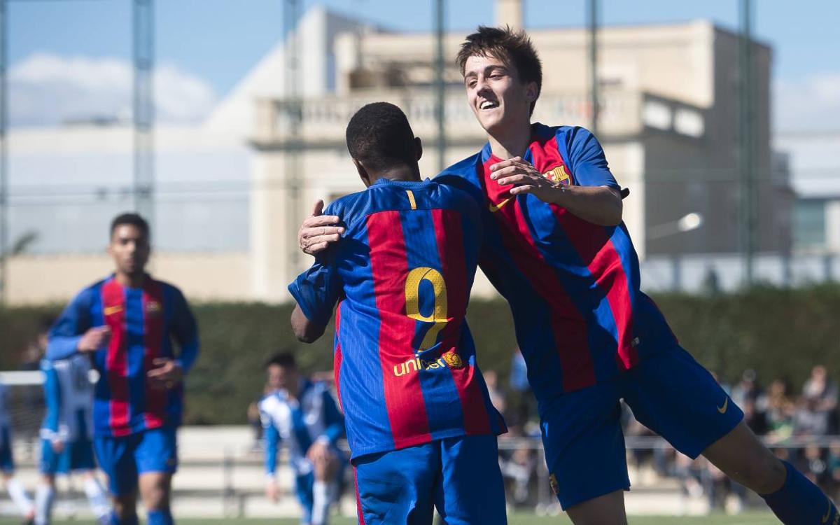 Video of five superb shots from the FC Barcelona academy in 2016/17
