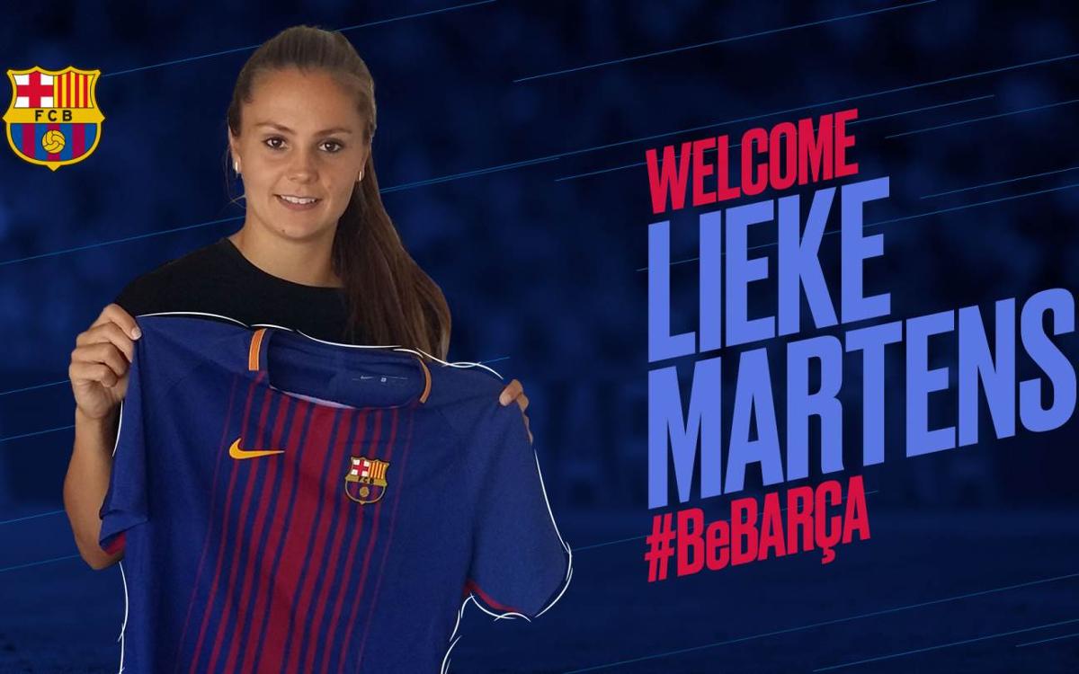 Lieke Martens, fourth signing for 2017/18 for Barça Women