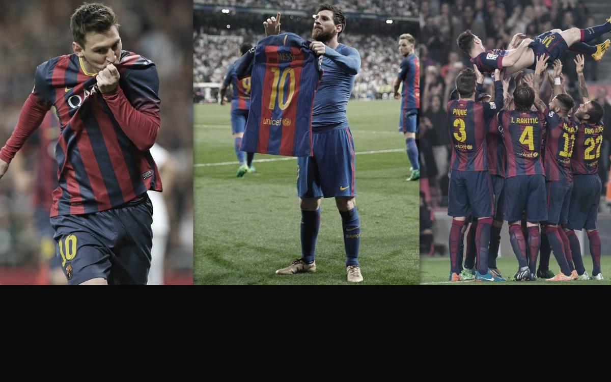 Leo Messi's ten greatest goal celebrations