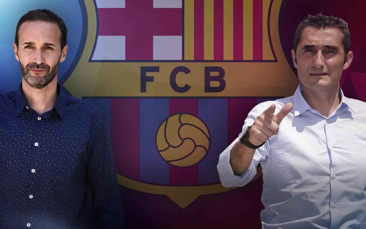 Sito Alonso and Ernesto Valverde, back together in Barcelona