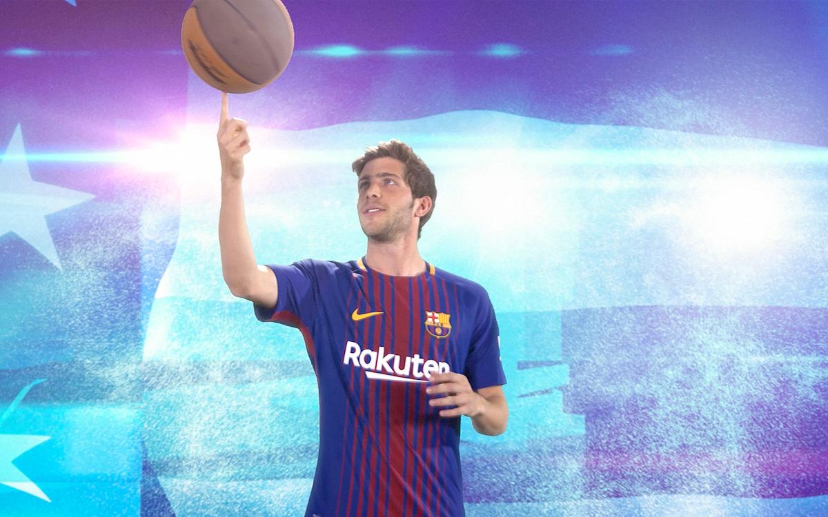 Vidéo - Les joueurs du FC Barcelone s'essaient au basket