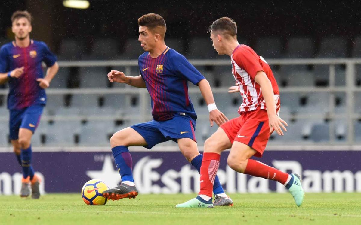 Juvenil A - Atlético de Madrid: La efectividad visitante condena a los azulgranas (1-3)