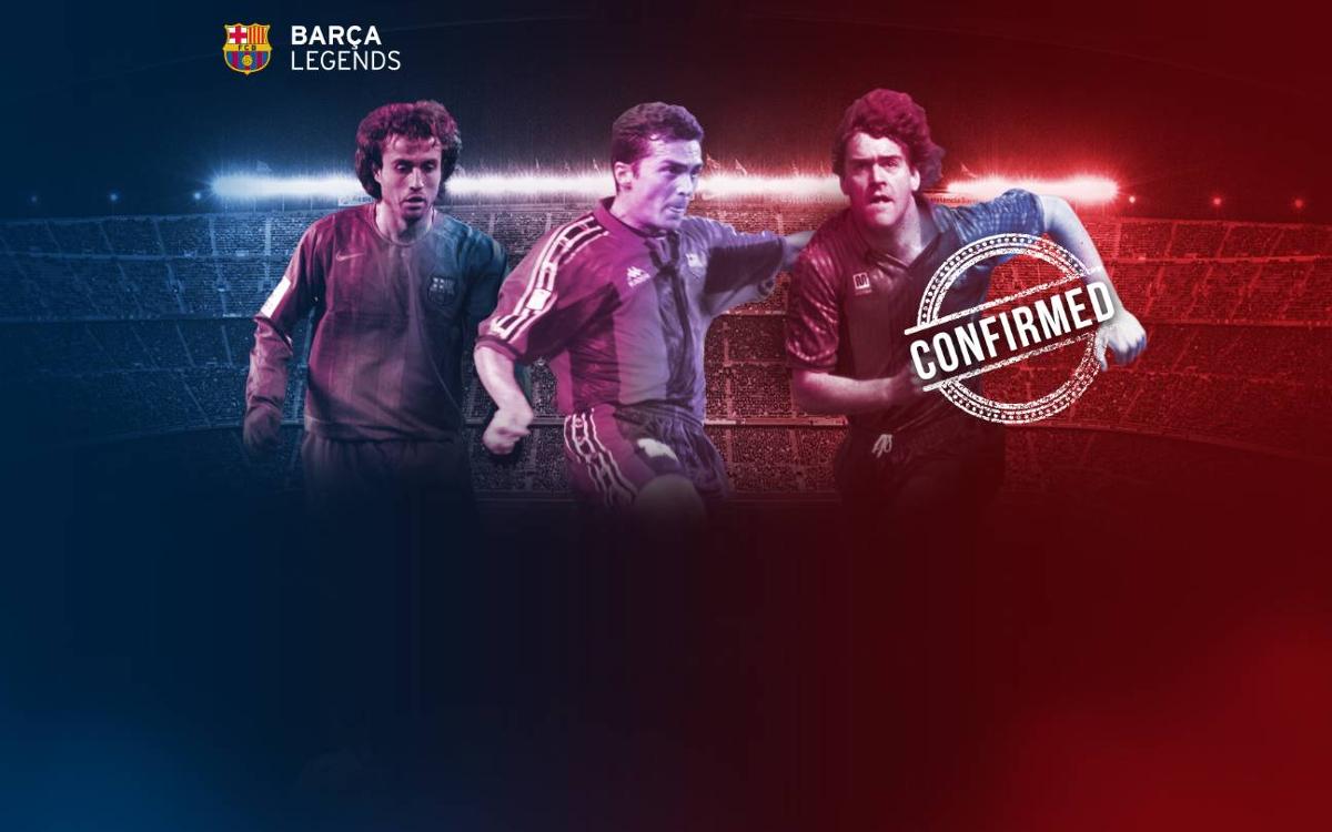 Squad complete for Barça Legends debut at Camp Nou