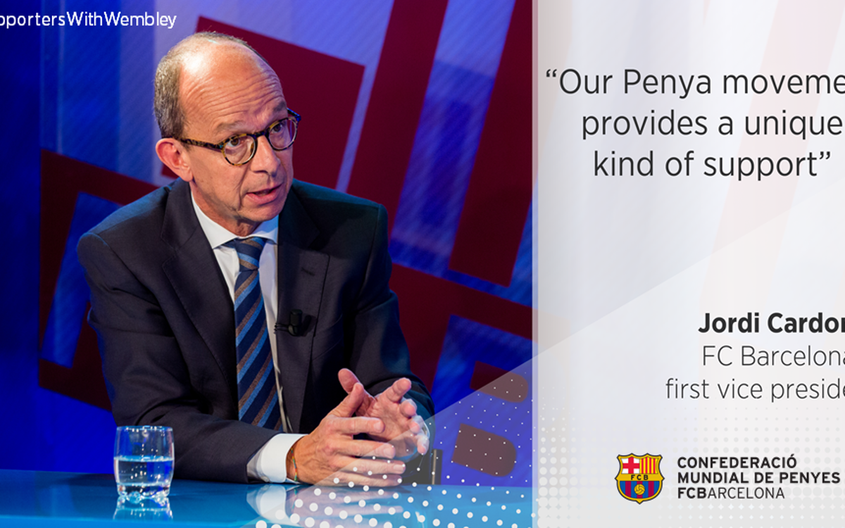 Jordi Cardoner: “Our Supporters Clubs movement provides a unique kind of support”