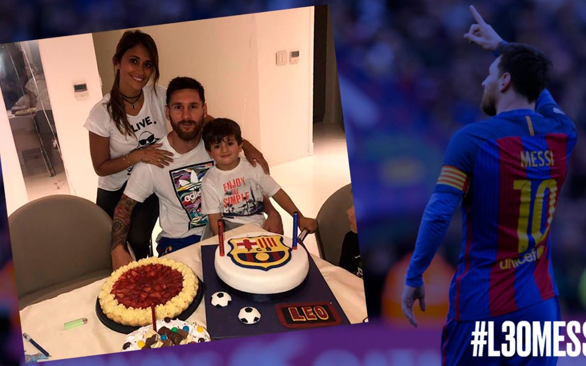 #L30Messi : Le best-of de l'anniversaire de Messi