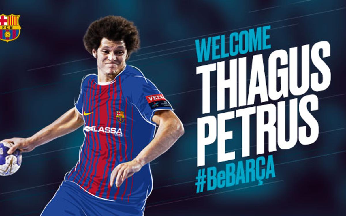 El Barça Lassa de balonmano incorpora a Thiagus Petrus