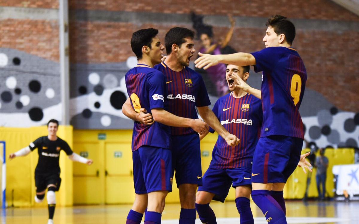Catgas Energía - Barça Lassa juvenil (2-4): Campeón de la Copa Catalunya de fútbol sala