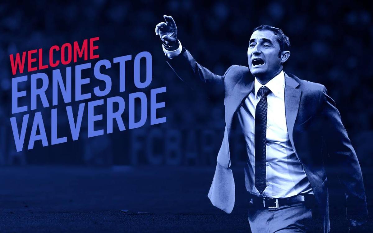 Ernesto Valverde is the new FC Barcelona coach