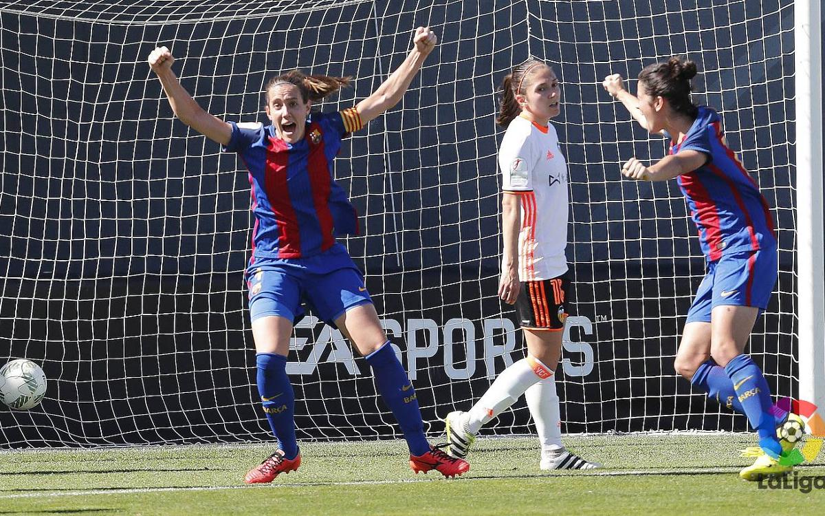 Valencia CF – Barça Femenino: Un gol de Unzué da tres puntos de oro (0-1)