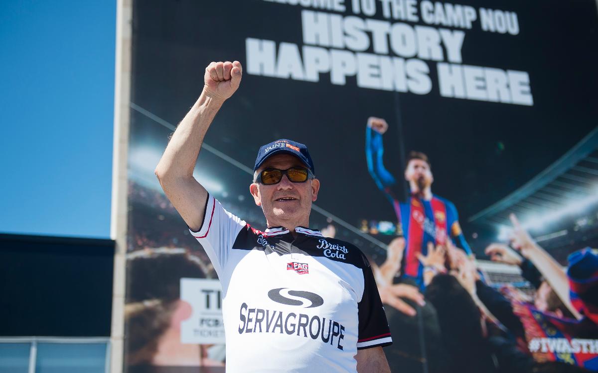 Marcel, 77 ans, 1400 kilomètres pour rejoindre le Camp Nou, à vélo
