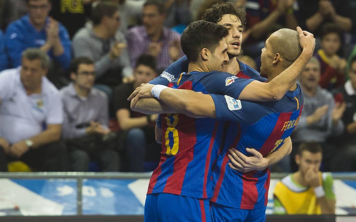 Palma Futsal - FC Barcelona Lassa: Colpegen primer (2-5)