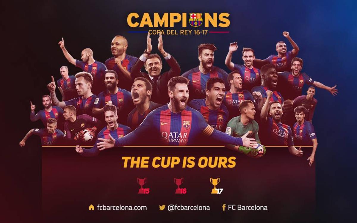 Barça win the Copa del Rey for the 29th time at the Vicente Calderón