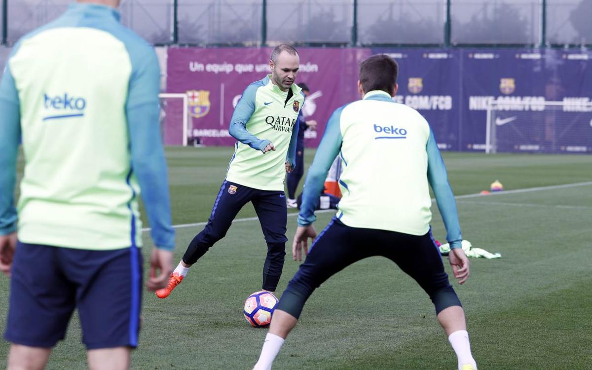 Gentle recovery session at the Ciutat Esportiva