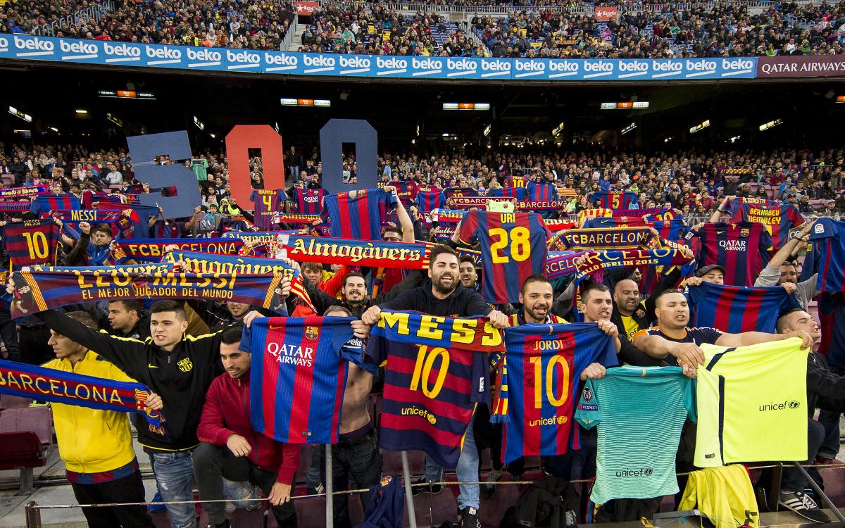 See how FC Barcelona prepared for the Lionel Messi 500 goal tribute at Camp Nou