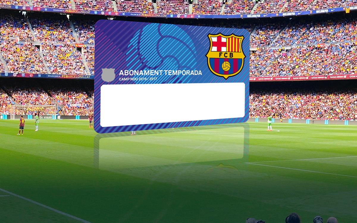 Nueva numeración en la lista de espera de abonos del Camp Nou