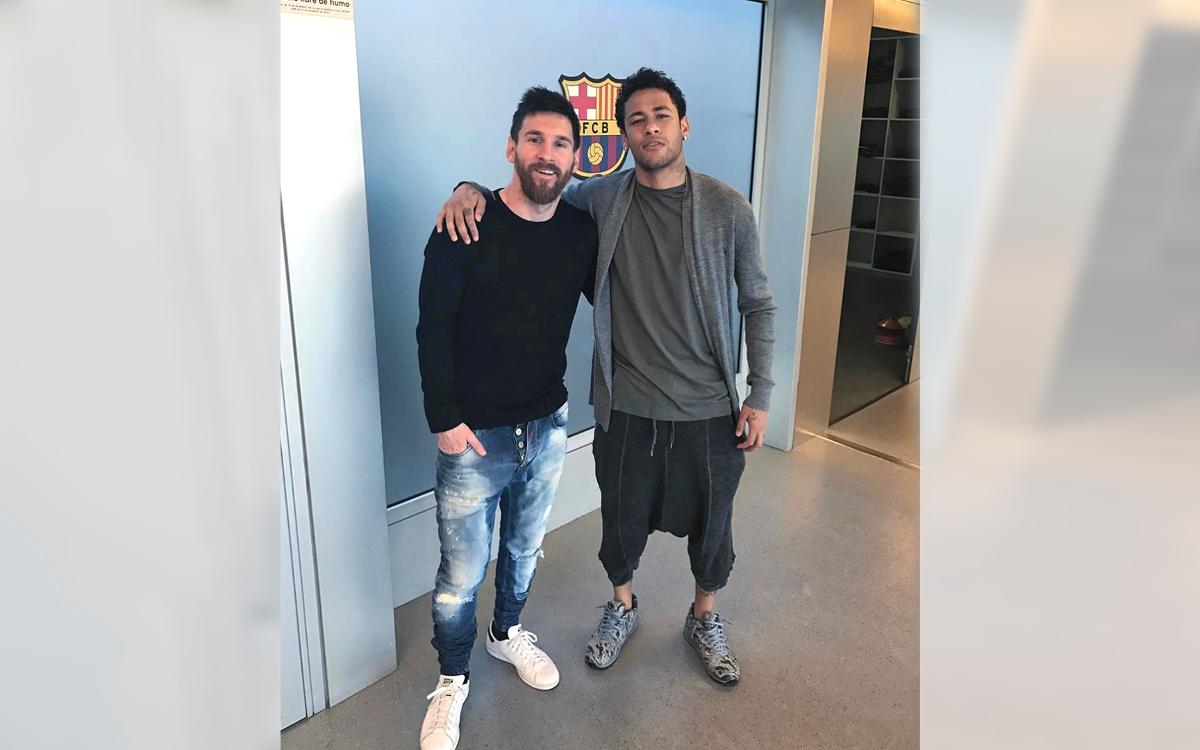Messi and Neymar, ready for the challenge ahead