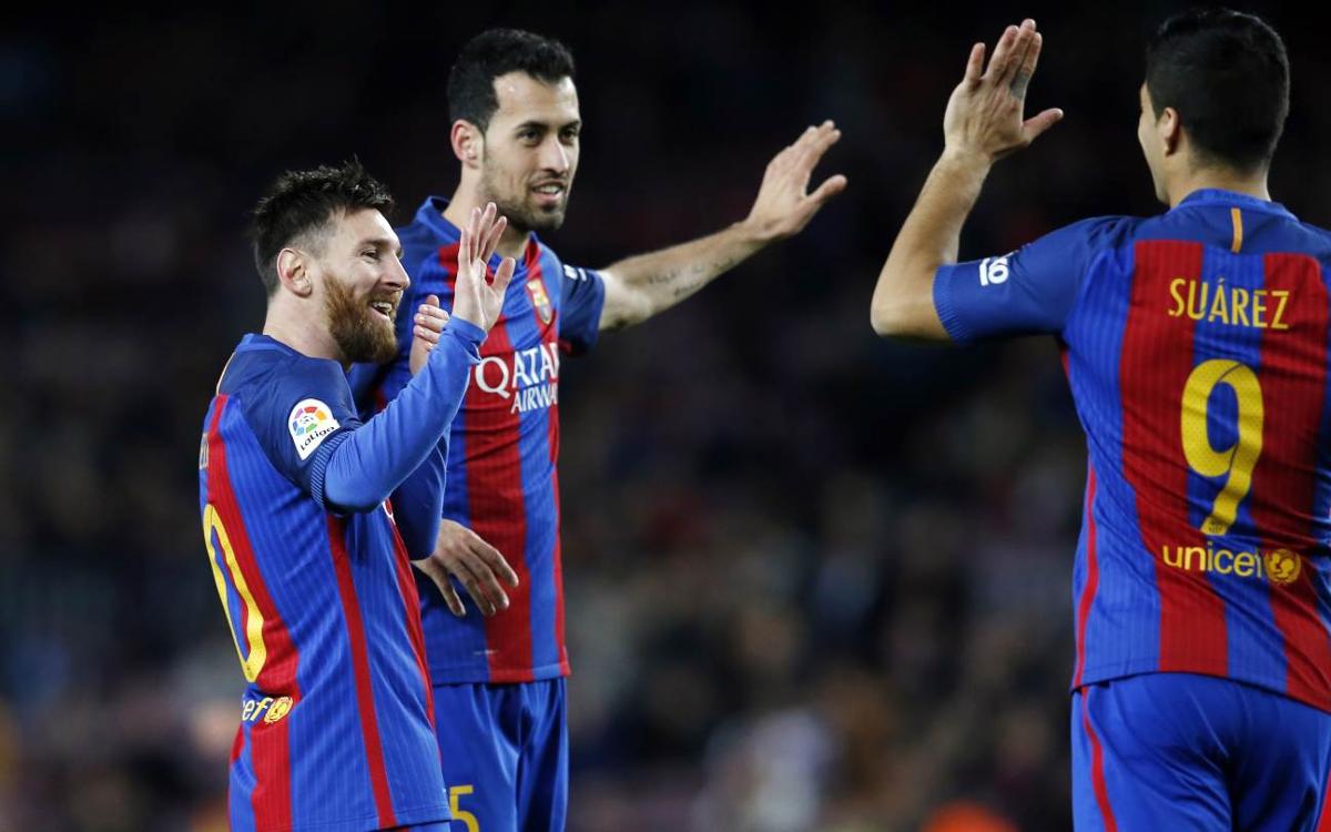 FCバルセロナ– スポルティング・デ・ヒホン : まずはゴールリサイタル ! (6-1)