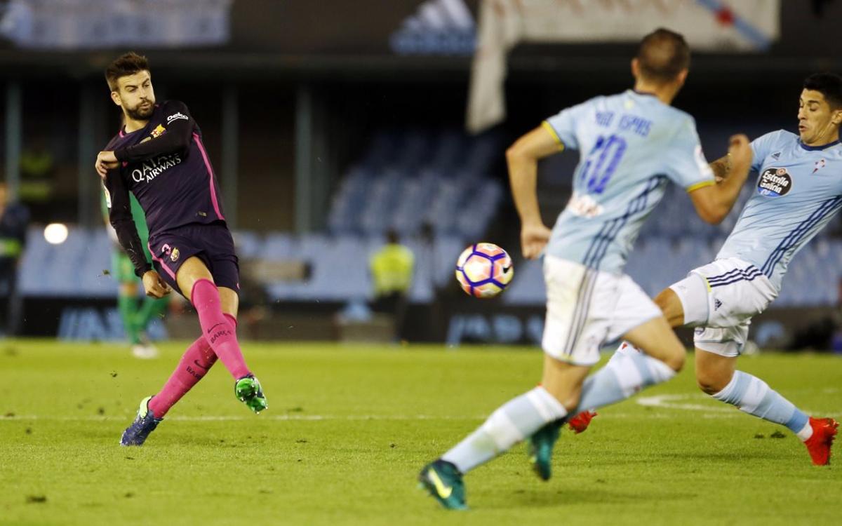 Gerard Piqué: “La reacció de l'equip a la segona ha estat el més positiu”
