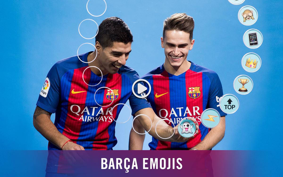 Barça emojis: Luis Suárez i Denis Suárez