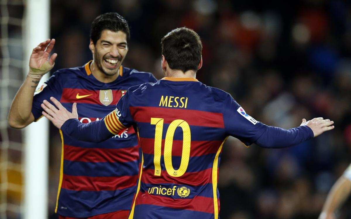 Un año del penalti indirecto ejecutado por Leo Messi y Luis Suárez