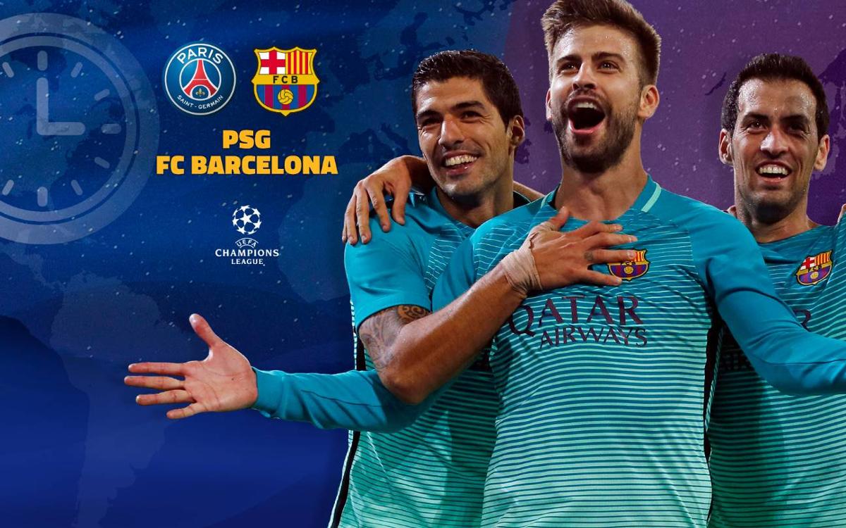 When and where to watch Paris Saint-Germain v FC Barcelona