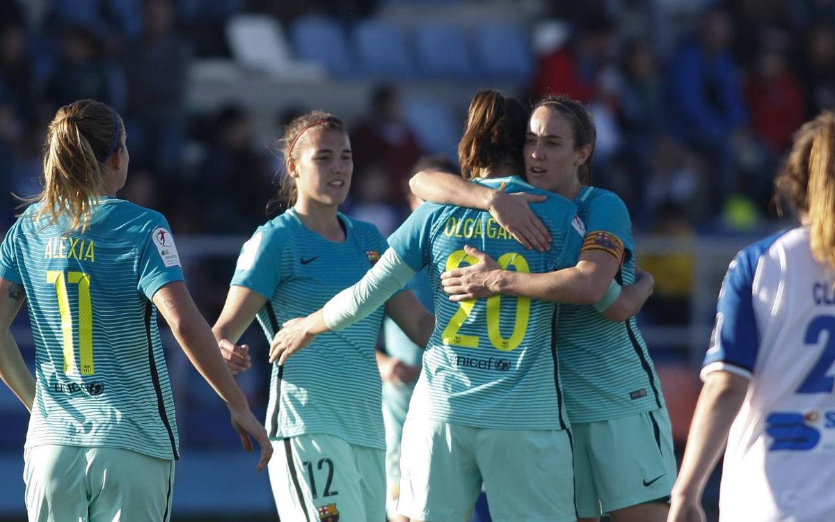 Zaragoza CFF - Barça Femenino: Festival ofensivo en un campo complicado (0-6)