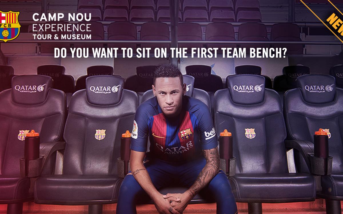 How does it feel to sit on the Camp Nou bench?