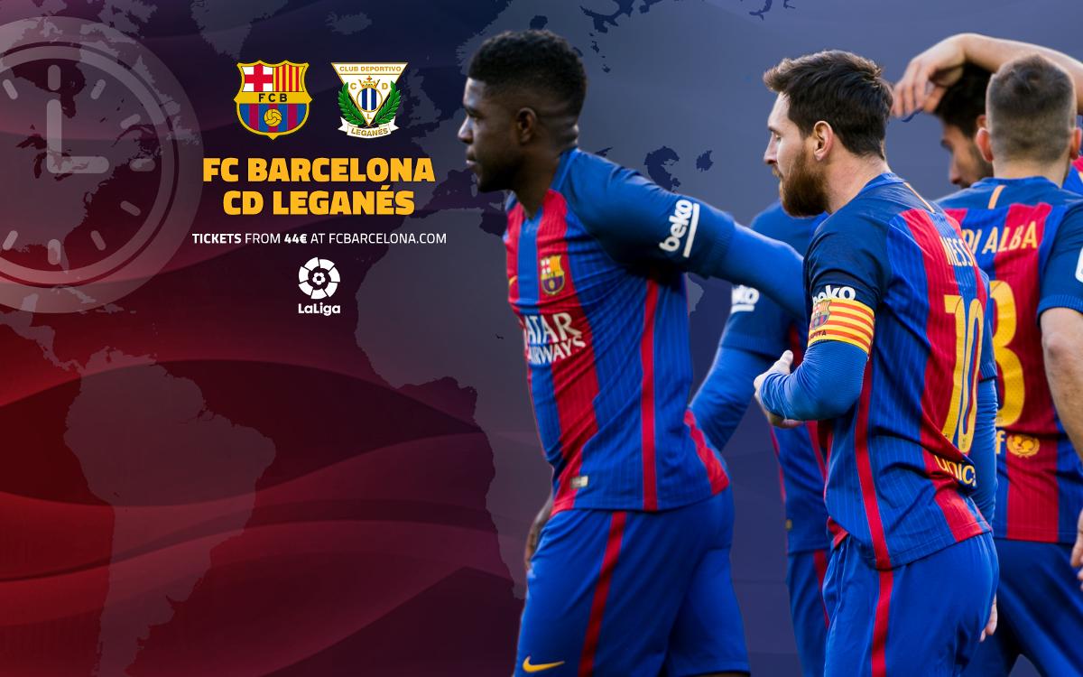 When and where to watch FC Barcelona v Leganés