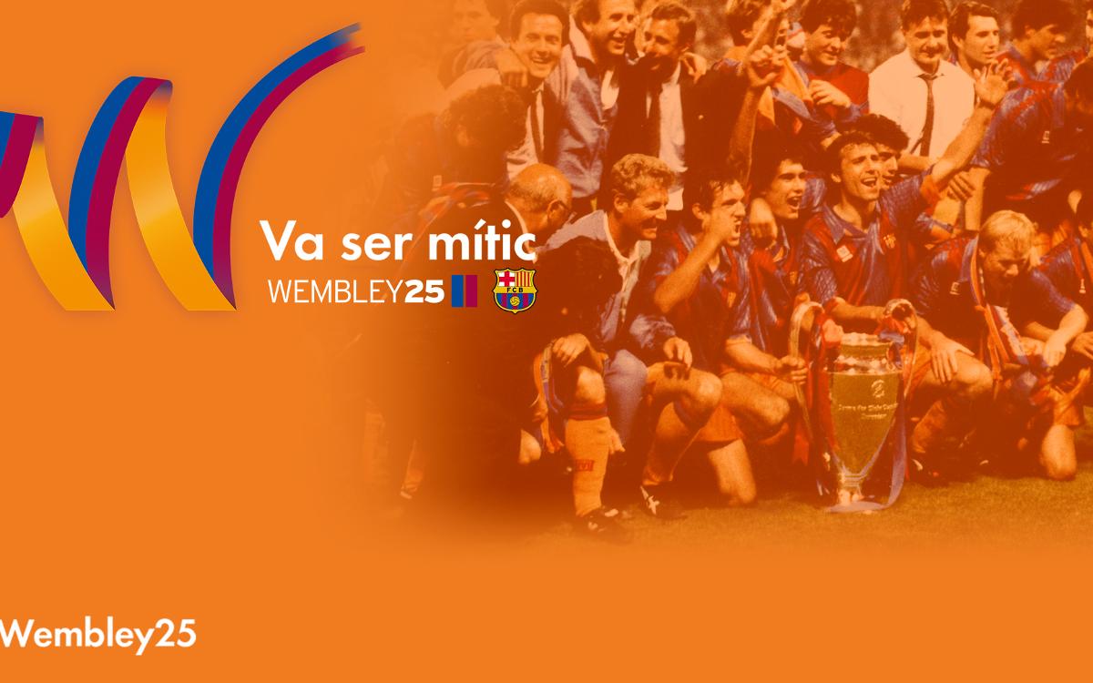 El Barça convida els socis i aficionats a participar en els actes de commemoració del 25è aniversari de Wembley