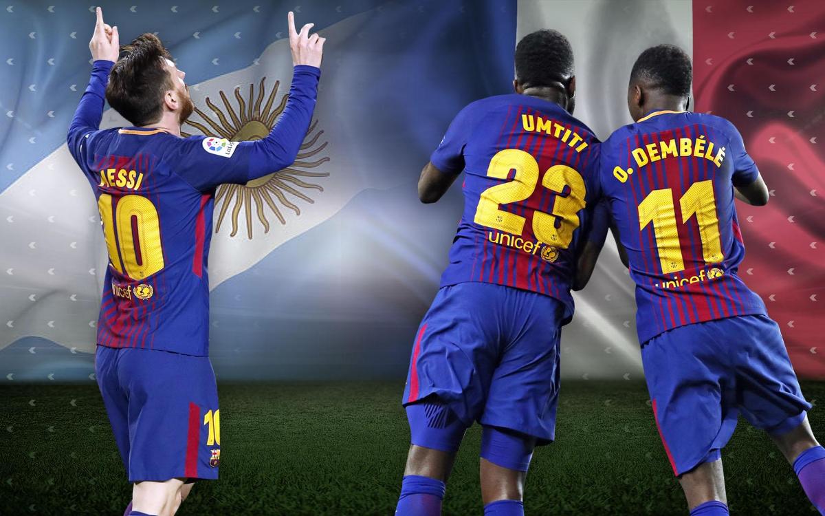 France - Argentine, duel fratricide pour Messi, Dembélé et Umtiti
