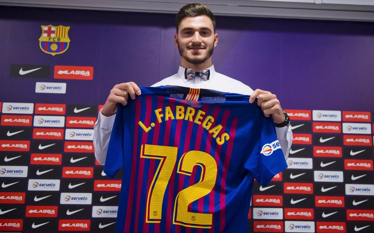 Ludovic Fabregas: “Jugar al Barça és un somni per a mi i la meva família”