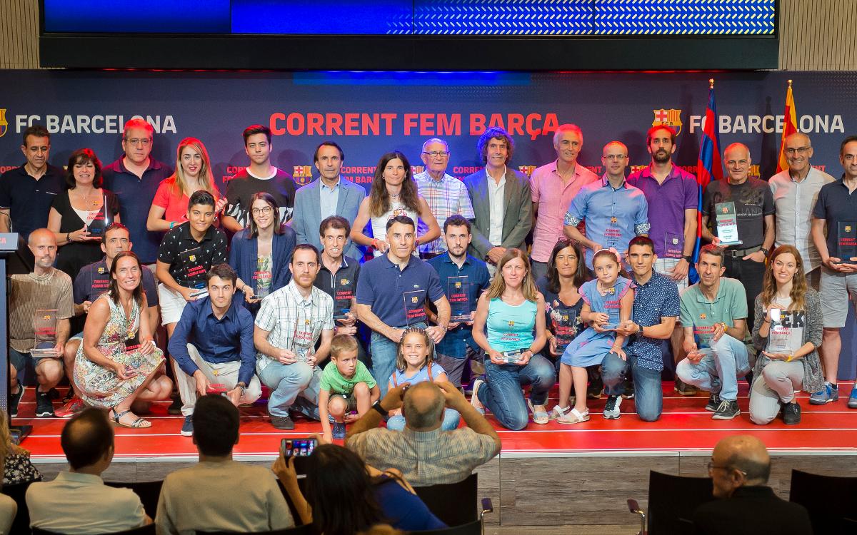 La lliga 'Corrent Fem Barça' tanca la temporada amb l’entrega de premis