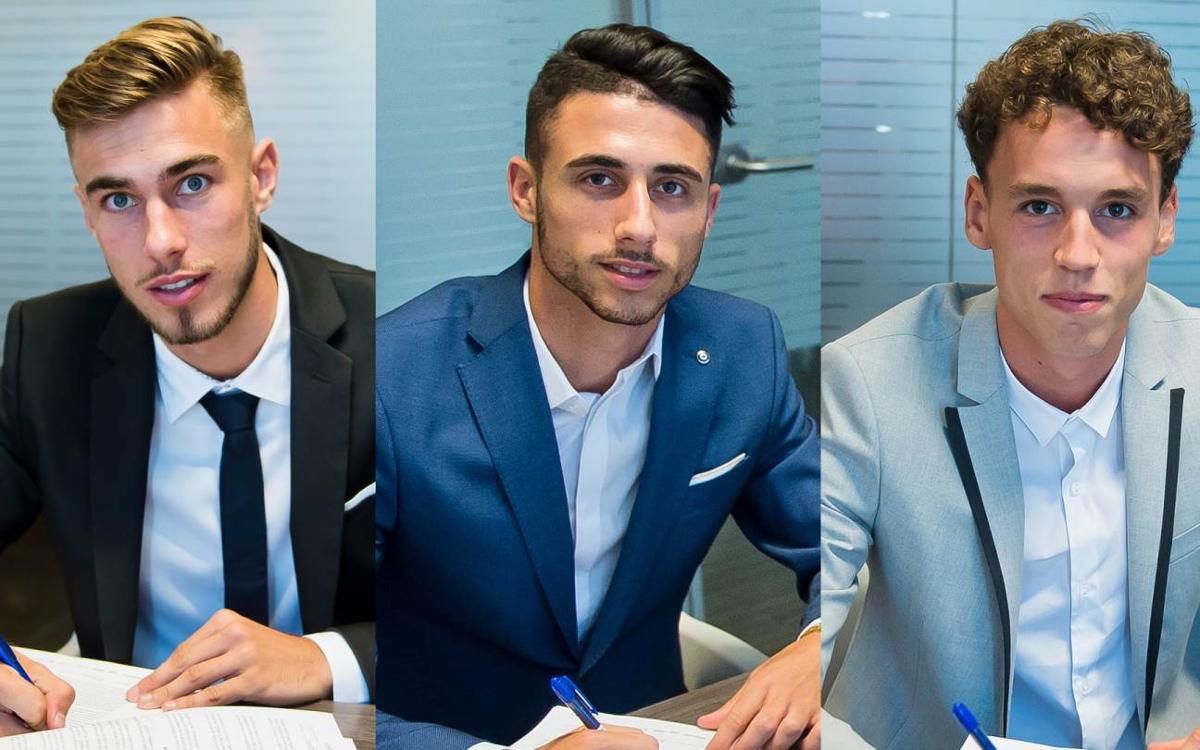 Three more contract renewals for Barça B