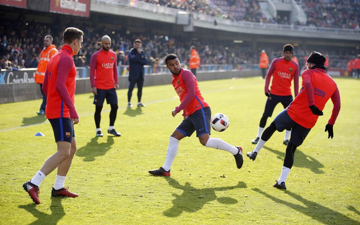 La vidéo des joueurs du FC Barcelone durant l'entraînement à portes ouvertes