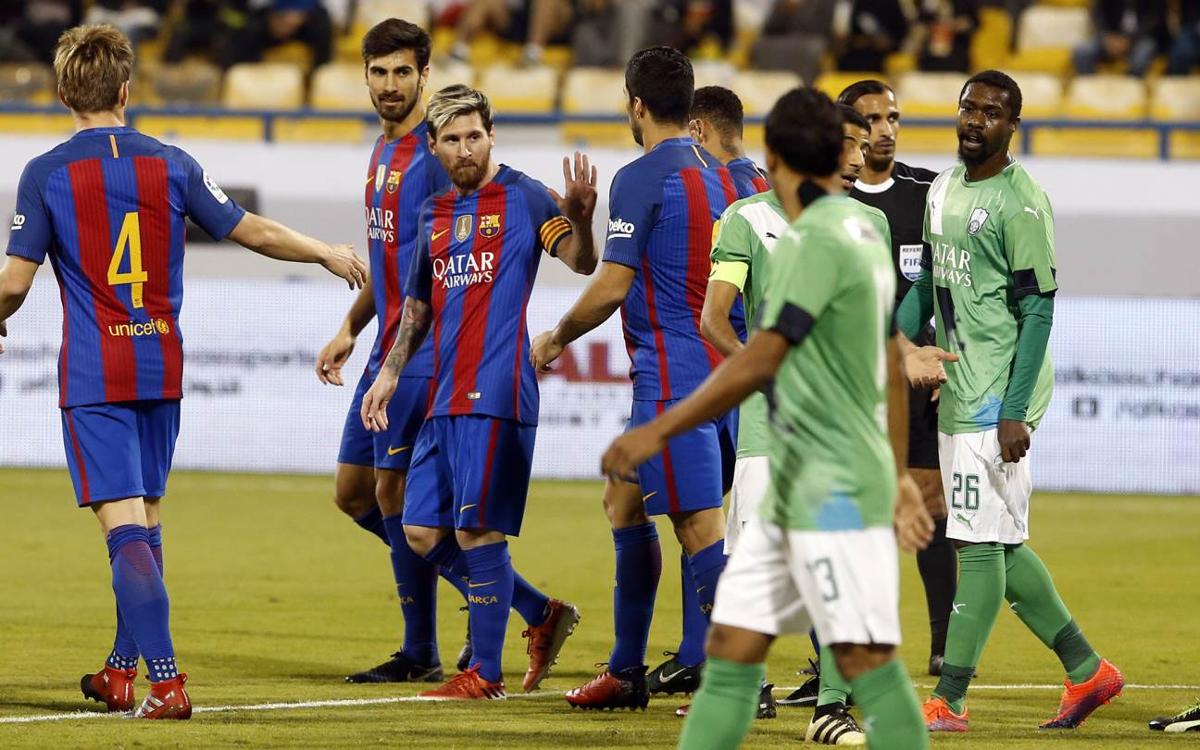Al-Ahli v FC Barcelona: Goals galore in Qatar (3-5)