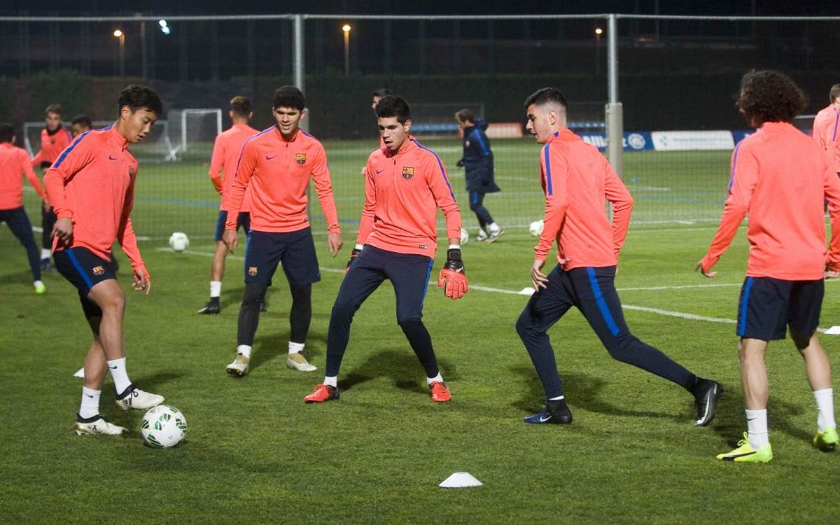El Barça B ya trabaja con el alta médica de Aleñá