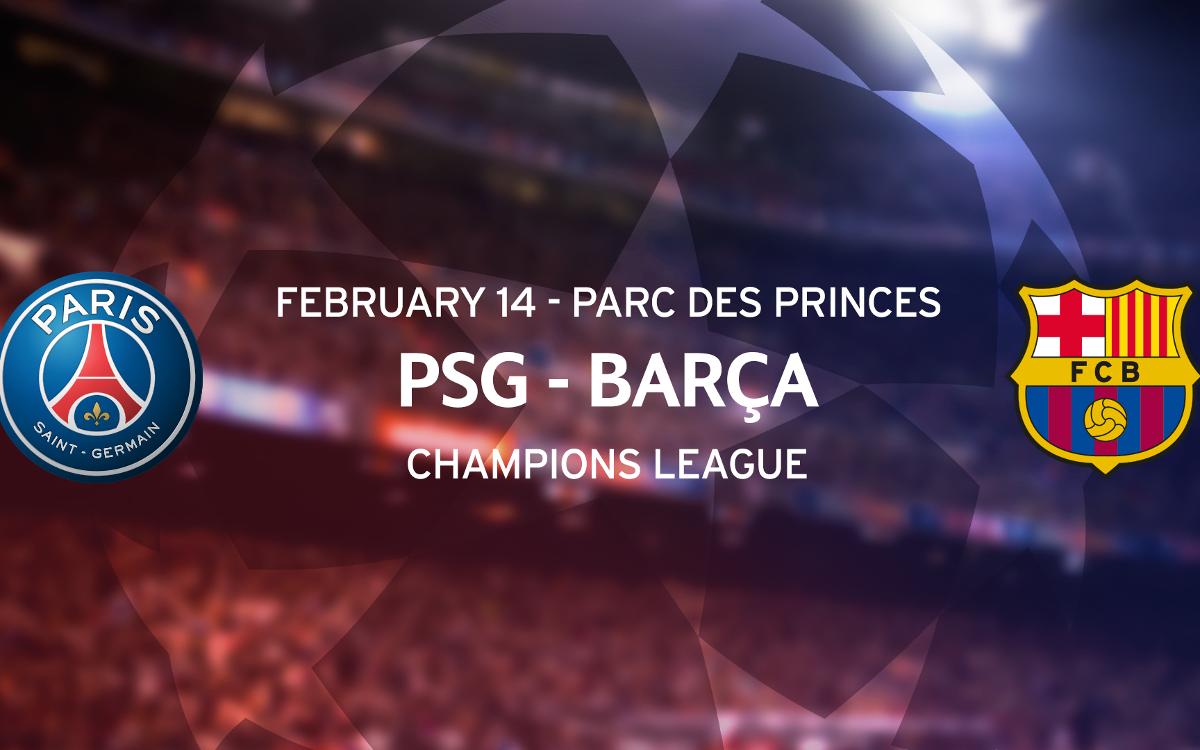 Application for tickets for the match against PSG in Paris