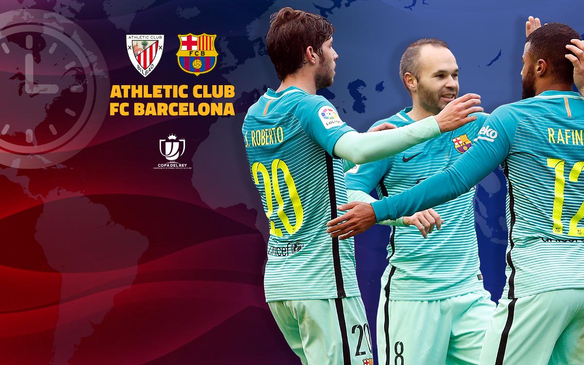 Quan i on es pot veure l’Athletic – FC Barcelona