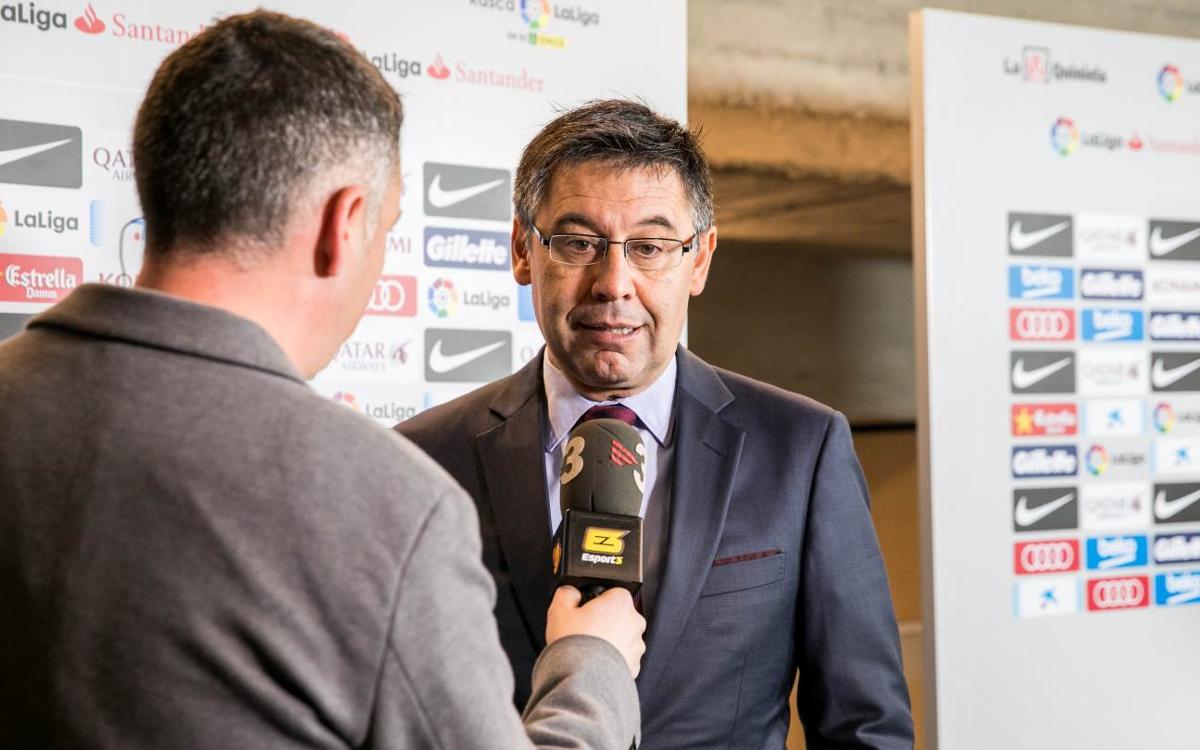 Bartomeu: Messi extending his contract is essential for the Club