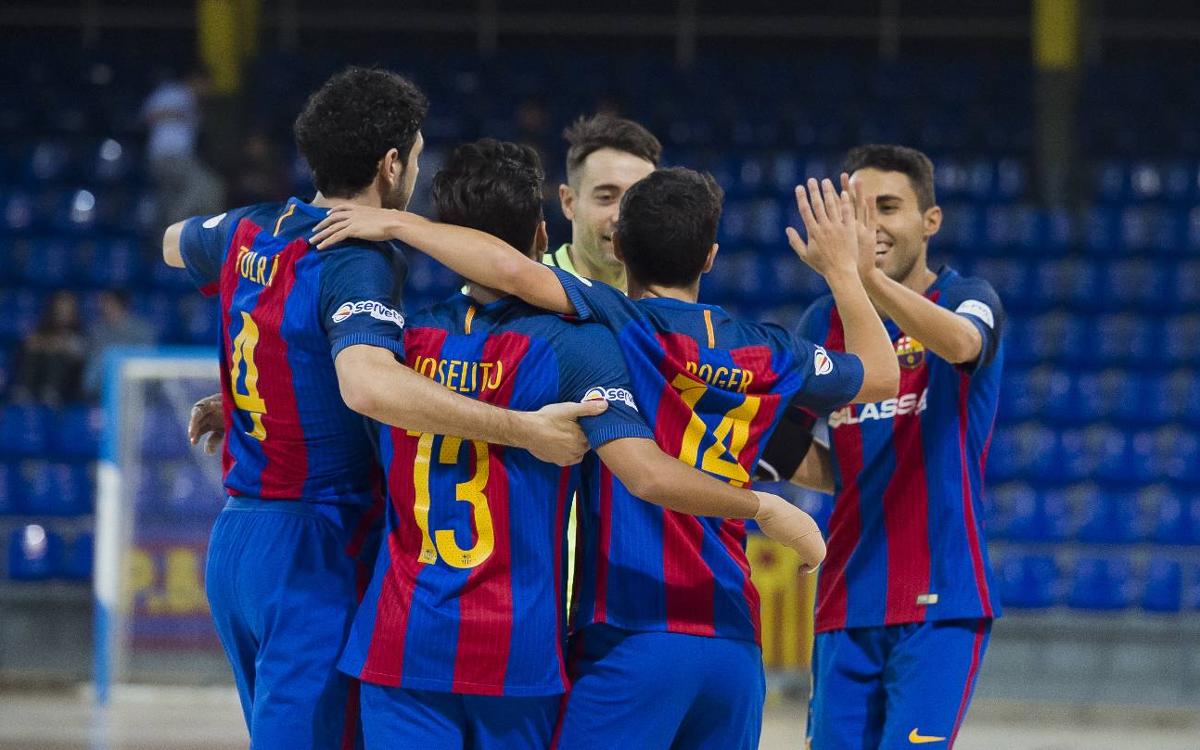 FC Barcelona Lassa - Aspil-Vidal Ribera Navarra: Buen juego y goles para pasar página (7-1)