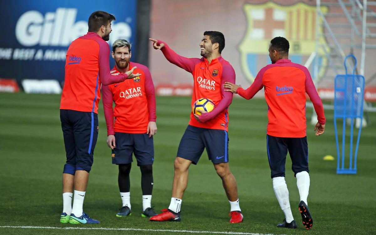 Messi y Suárez, novedades para viajar a Glasgow