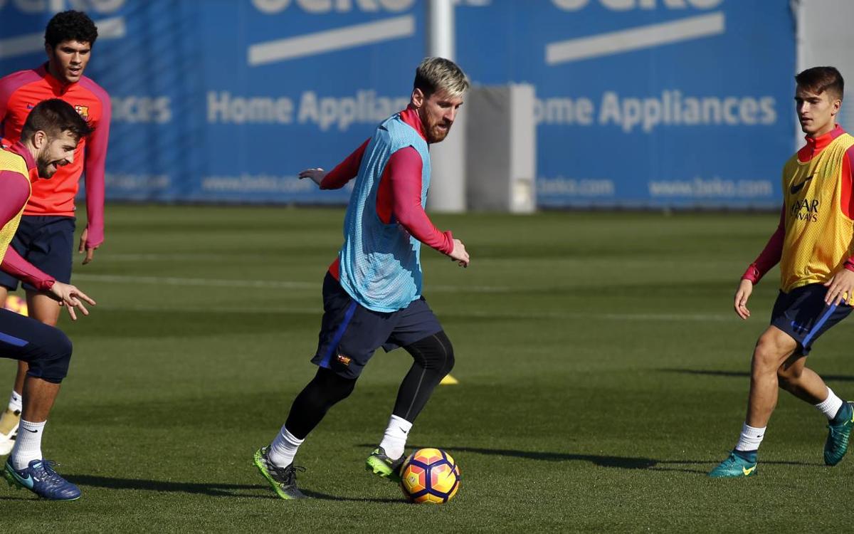 Messi, de retour à l'entraînement du FC Barcelone