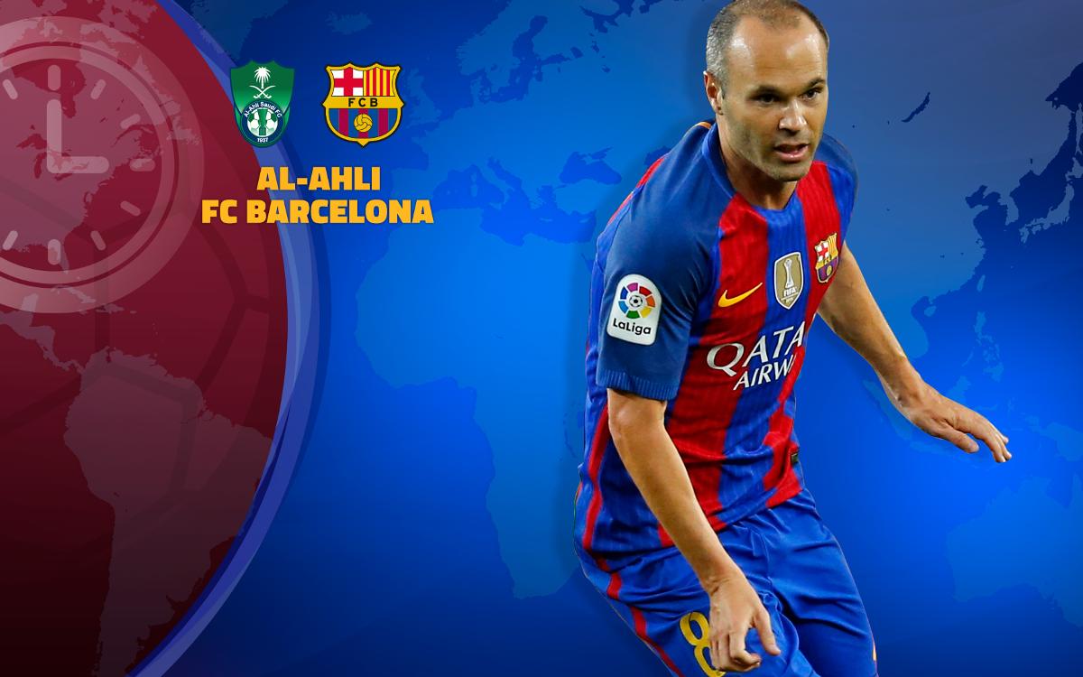 When and where to watch Al Ahli v FC Barcelona