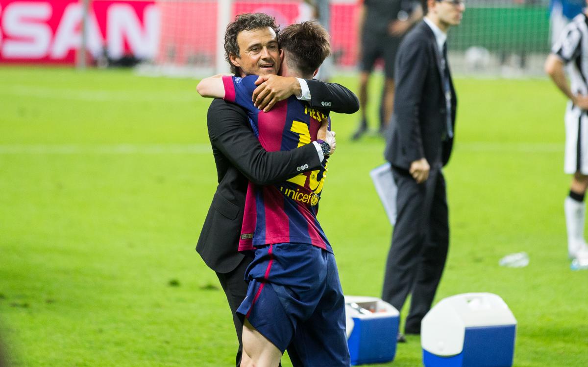 One goal away from the 400 mark under Luis Enrique