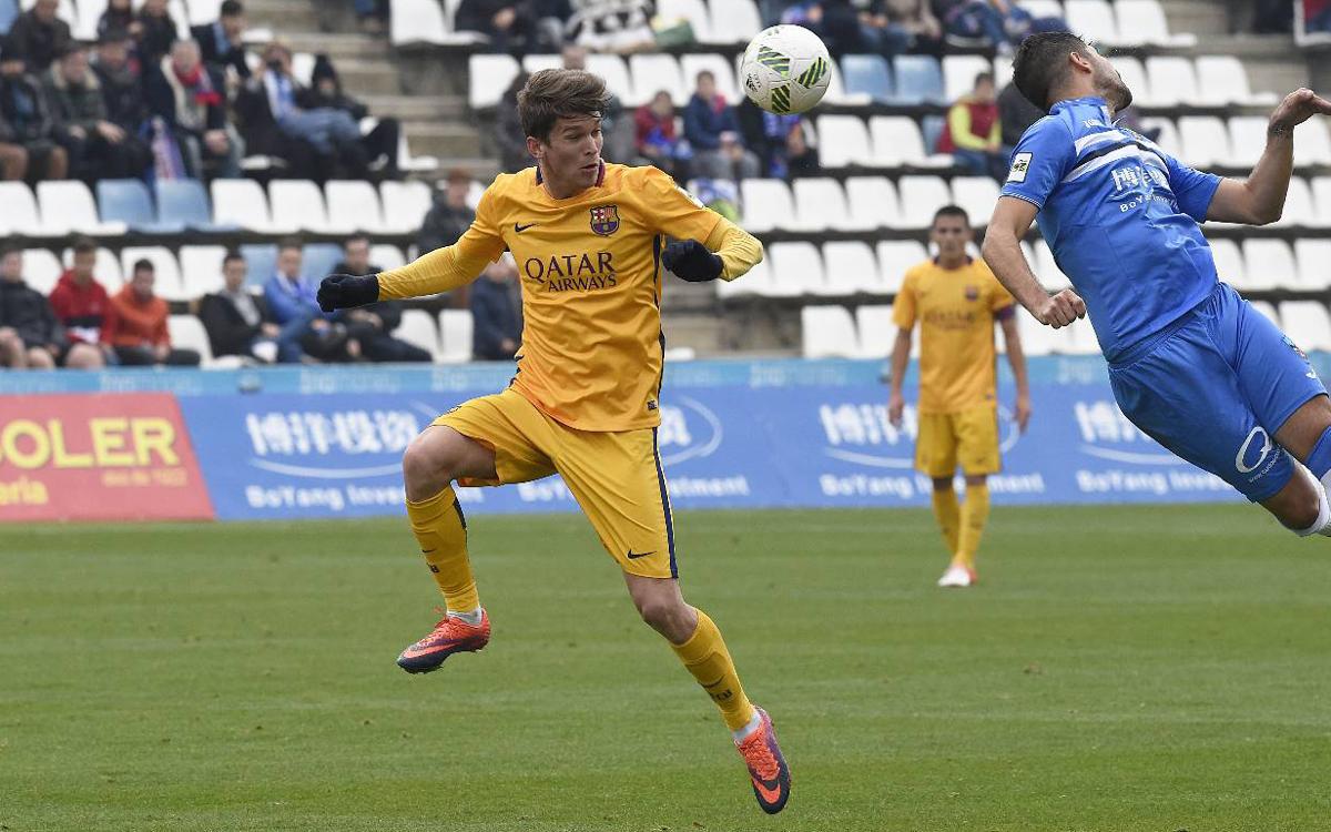 Lleida Esportiu - Barça B: El liderato vuelve a ser azulgrana (0-2)
