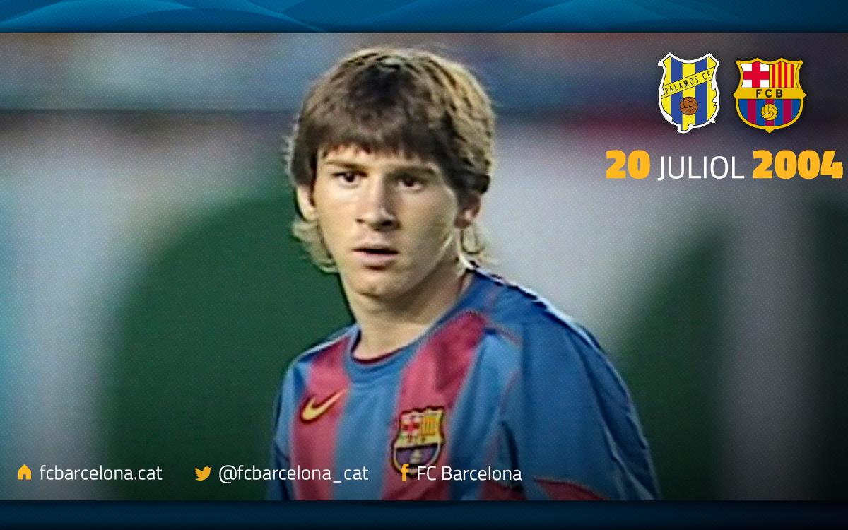 La intrahistòria del primer gol de Messi amb el FC Barcelona