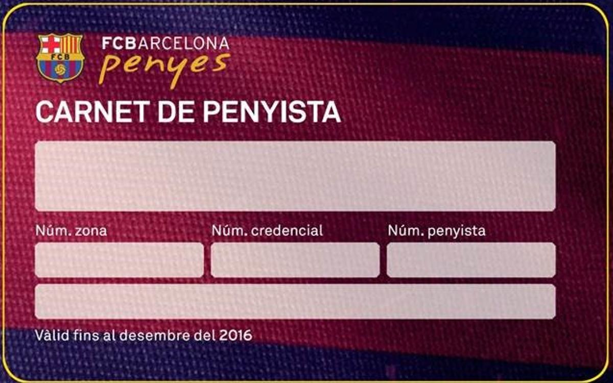 14 de novembre, data límit per actualitzar el cens de penyistes